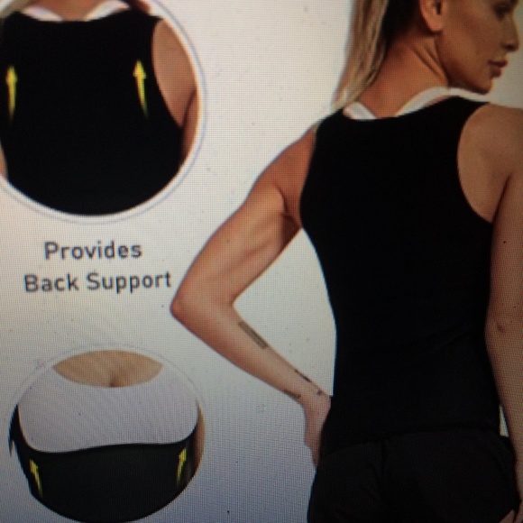 NWOT: Women's Heatgear Top Waist Trimmer Sweat Enhancing Neoprene Thermal Vest - Picture 4 of 6